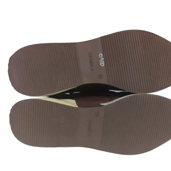 CARMELA Burgundy Leather Wedge Laced Trainer Size:9/ 40 M - Picture 11 of 11